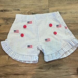Boutique brand red, white, and blue shorts
